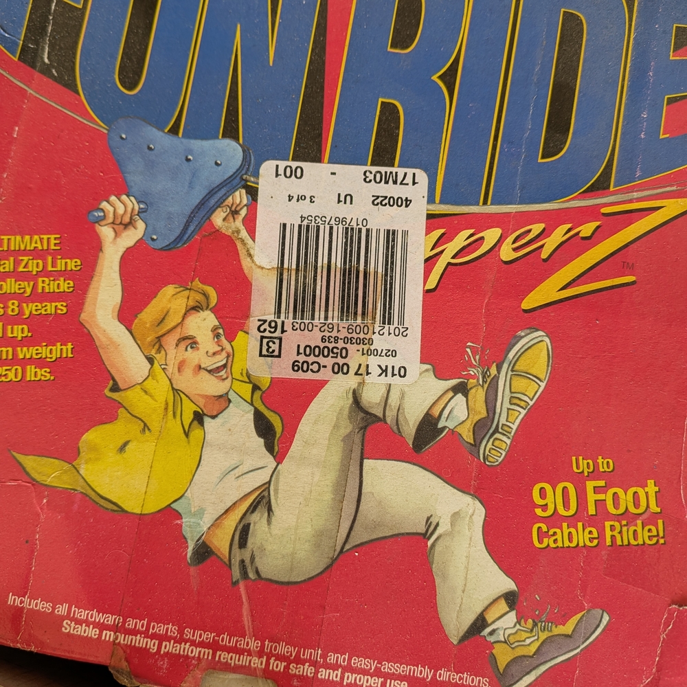 Fun Ride Super Z Zip Line Kit